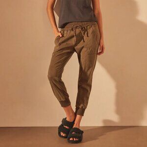 Mixed Media Pant In black or army green size 1 (s)